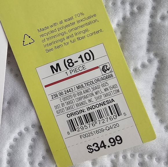 All In Motion Racerback One Piece Swimsuit - Picture 11 of 12